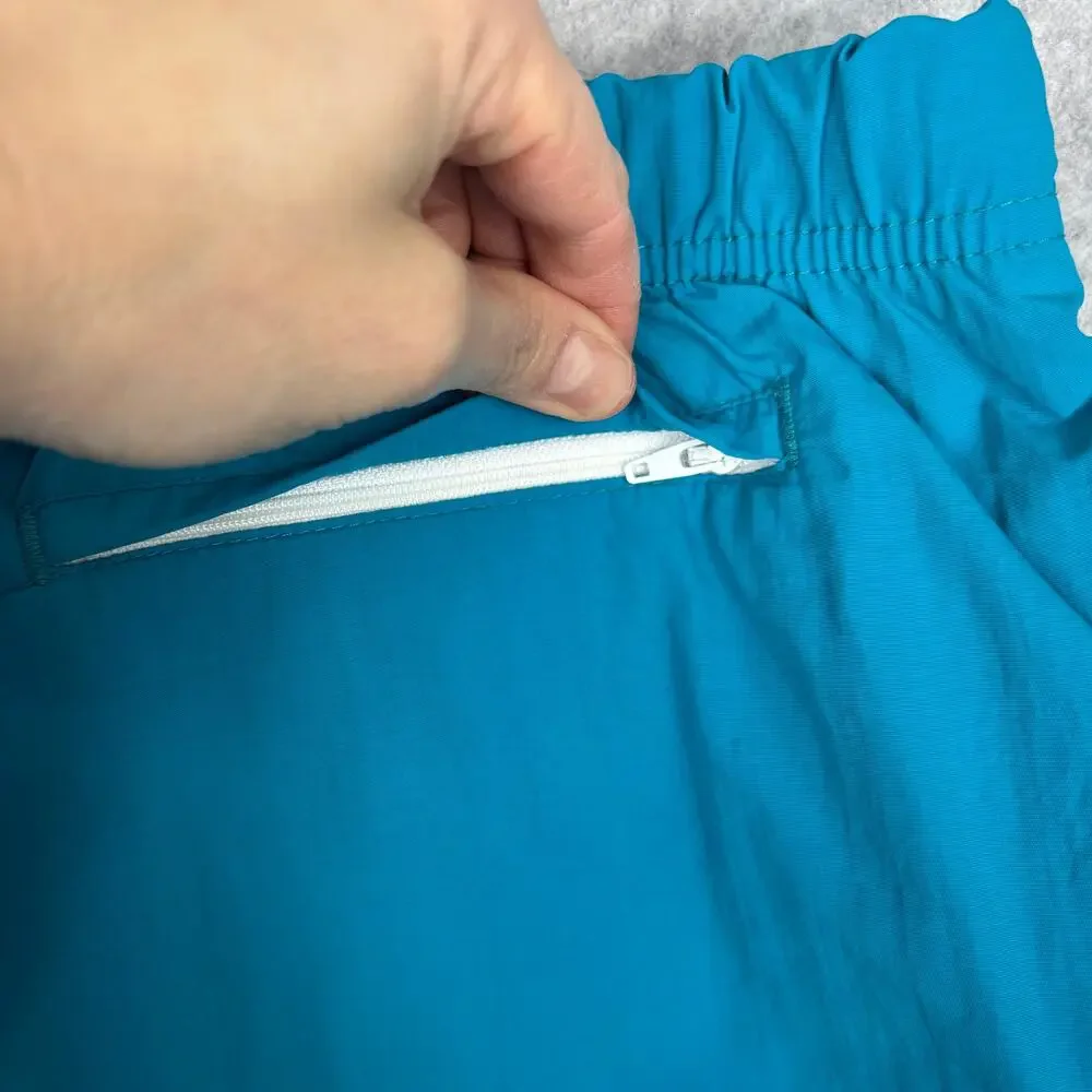 Lands‎ End Swim Trunks Mens XL Blue Shorts Thighs Out Pockets 4